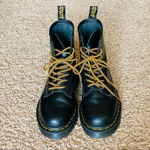 1460 BEX SMOOTH LEATHER PLATFORM BOOTS